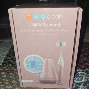 New/Sealed AO Clean Pink Blush Sonic Toothbrush with UV Base